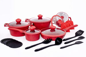 Jogo de Panelas - San Paolo - Vermelha